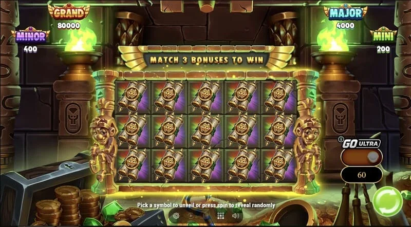 Wrappin' More Gold - Collect & Win grind með vaxandi múmíu